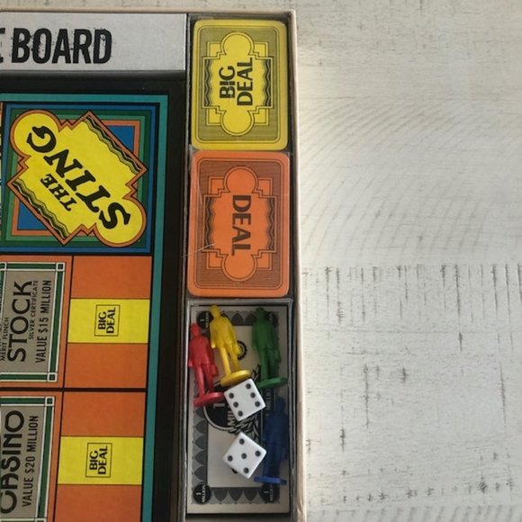 Rare, vintage 1976 Ideal The Sting Game (new in open box) - Picture 3 of 11